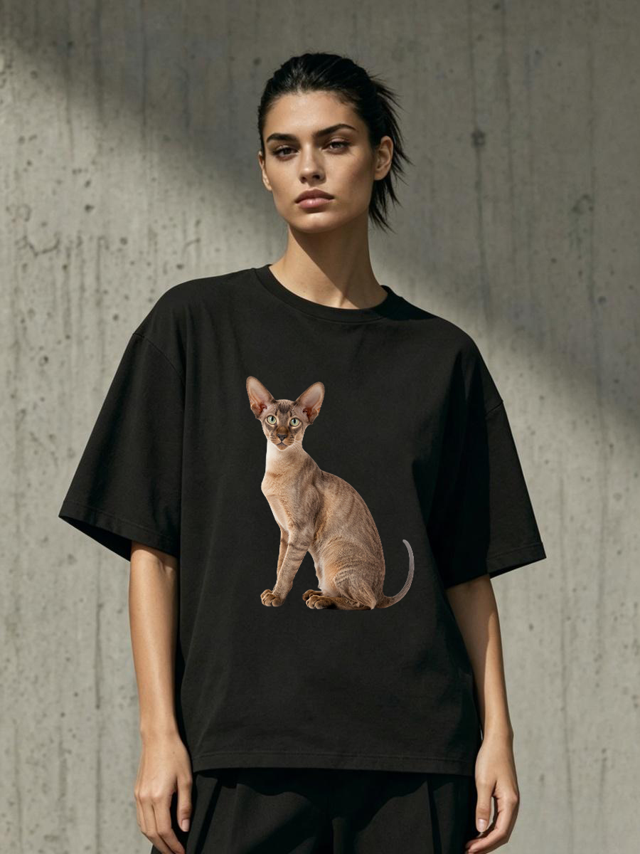 Embroidery Moisturizer - T-shirt in Spandex con Design Cartoon,