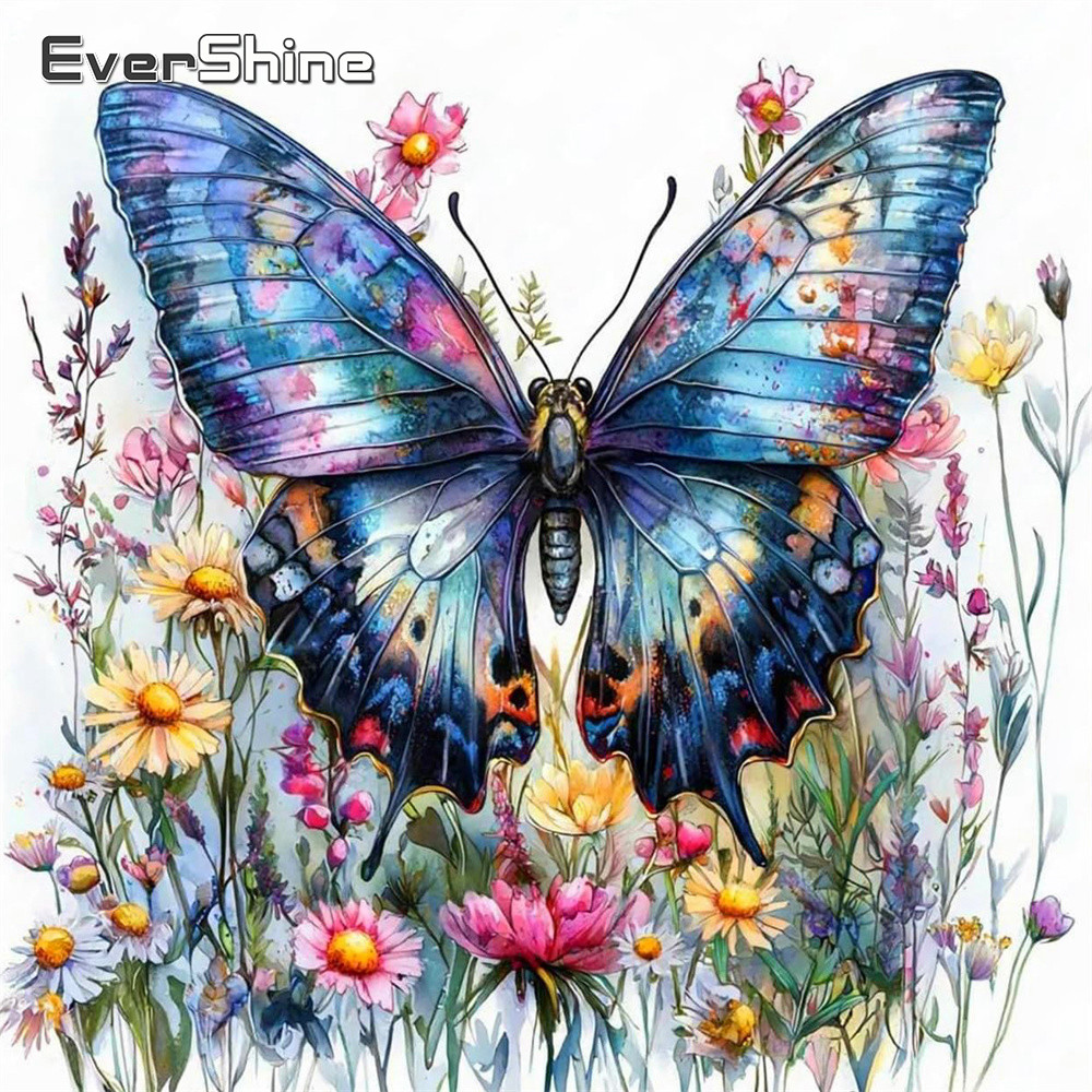 Embroidery Design Patterns Flowers - Kit per Ricamo Evershine, Disegno a