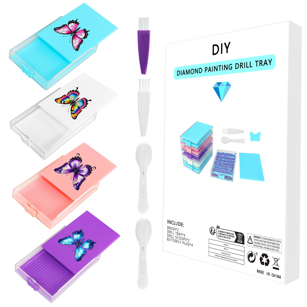 Embroidery Painting - Nuovo Vassoio Ribaltabile per Diamond Painting,