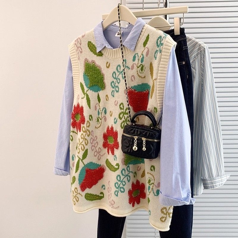 Embroidery Artist - Top da donna autunnale artistico giovanile