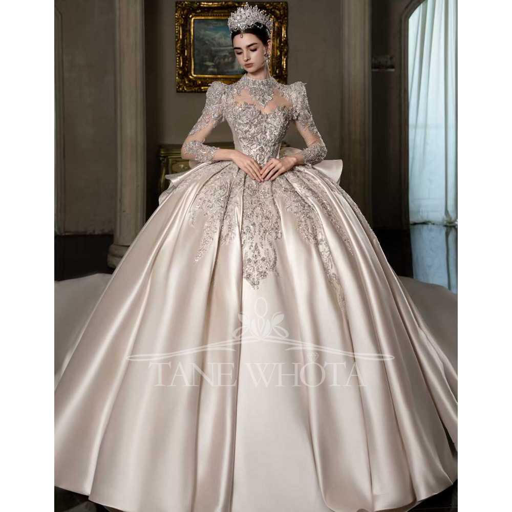 Embroidery Rose - Abito da sposa di lusso con