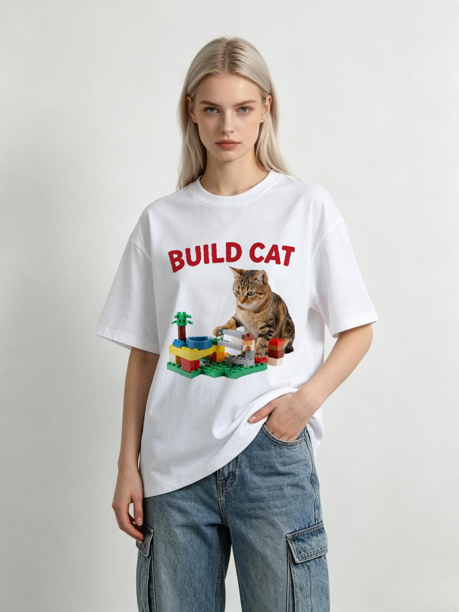 Embroidery Moisturizer - T-shirt da lavoro stampata con motivo