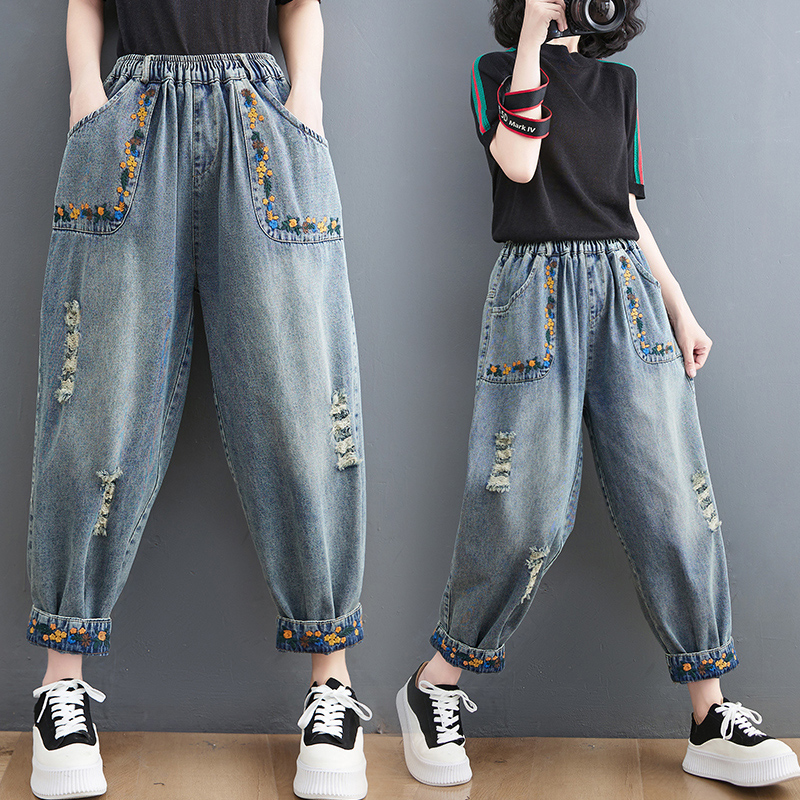 Embroidery Artist - Nuovi Jeans Estivi da Donna in