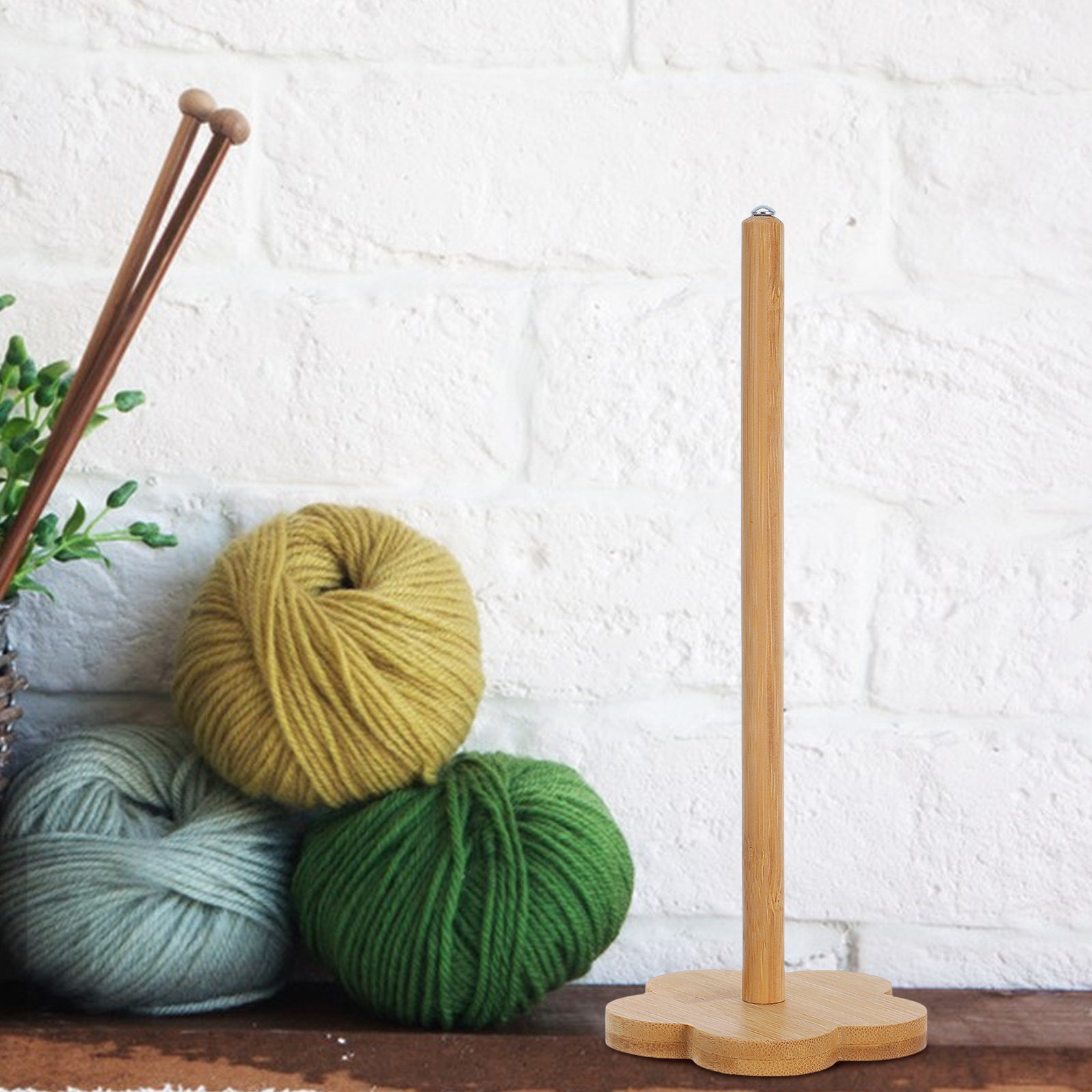 Embroidery Yarns - Porta Filati Girevole in Legno di