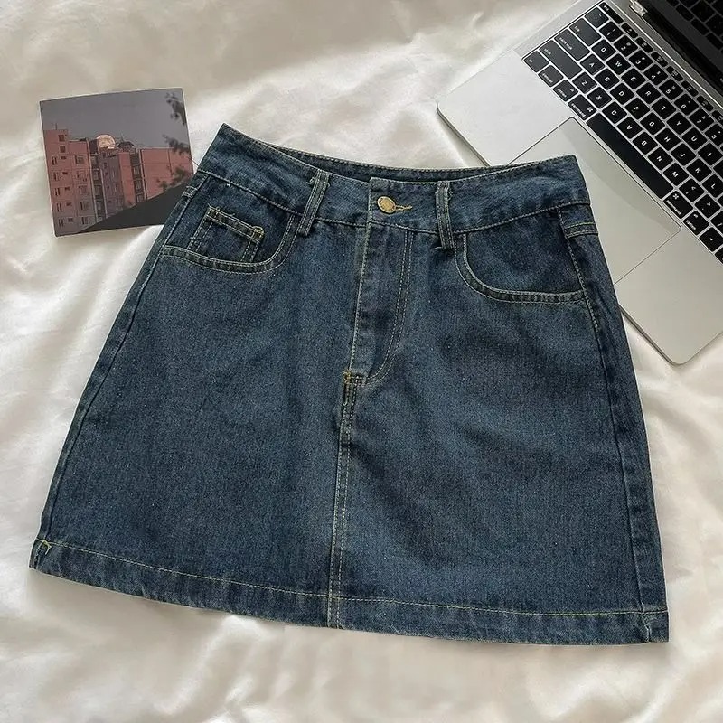 Embroidery Fashion - Set gonna in denim Y2K: giacca