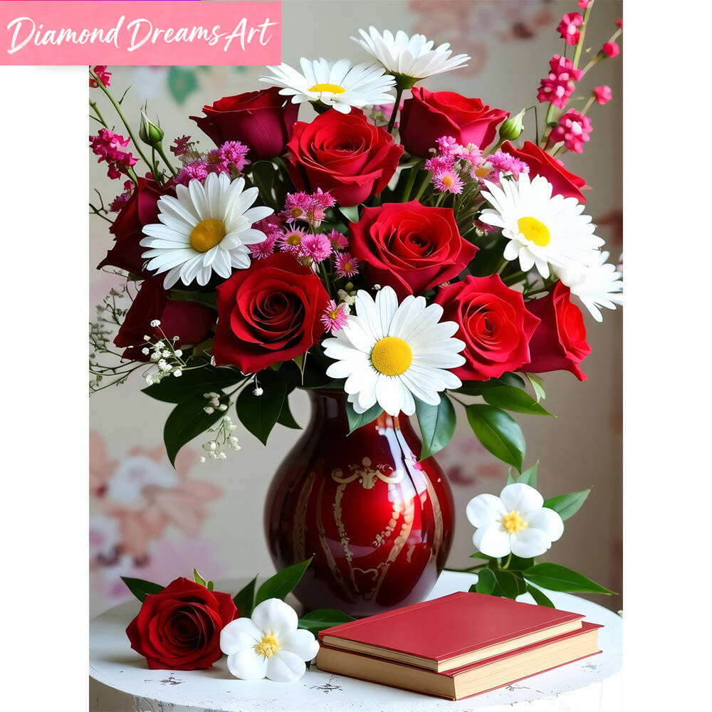 Embroidery Rose - Quadro 5D fai da te con