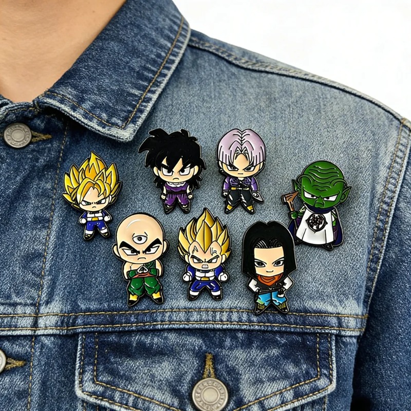 Set di 7 spille/badge anime in - Embroidery Tulle recensione e prezzo