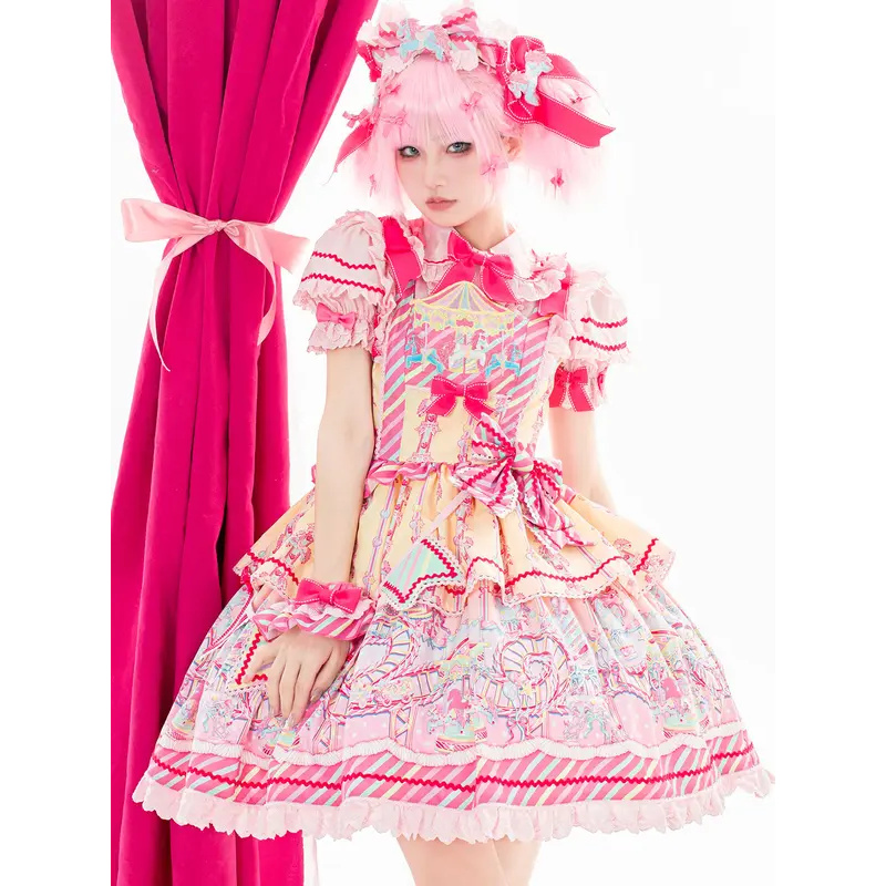 DY20Japanese Dolce Lolita Grem - Embroidery Apron recensione e prezzo