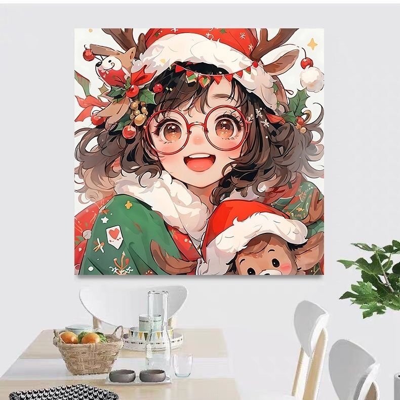 9ct 60x60cm natale ragazza ric - Embroidery X Stitch recensione e prezzo