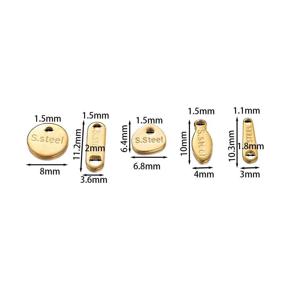 20/50 pezzi in acciaio inossid - Embroidery Charm recensione e prezzo