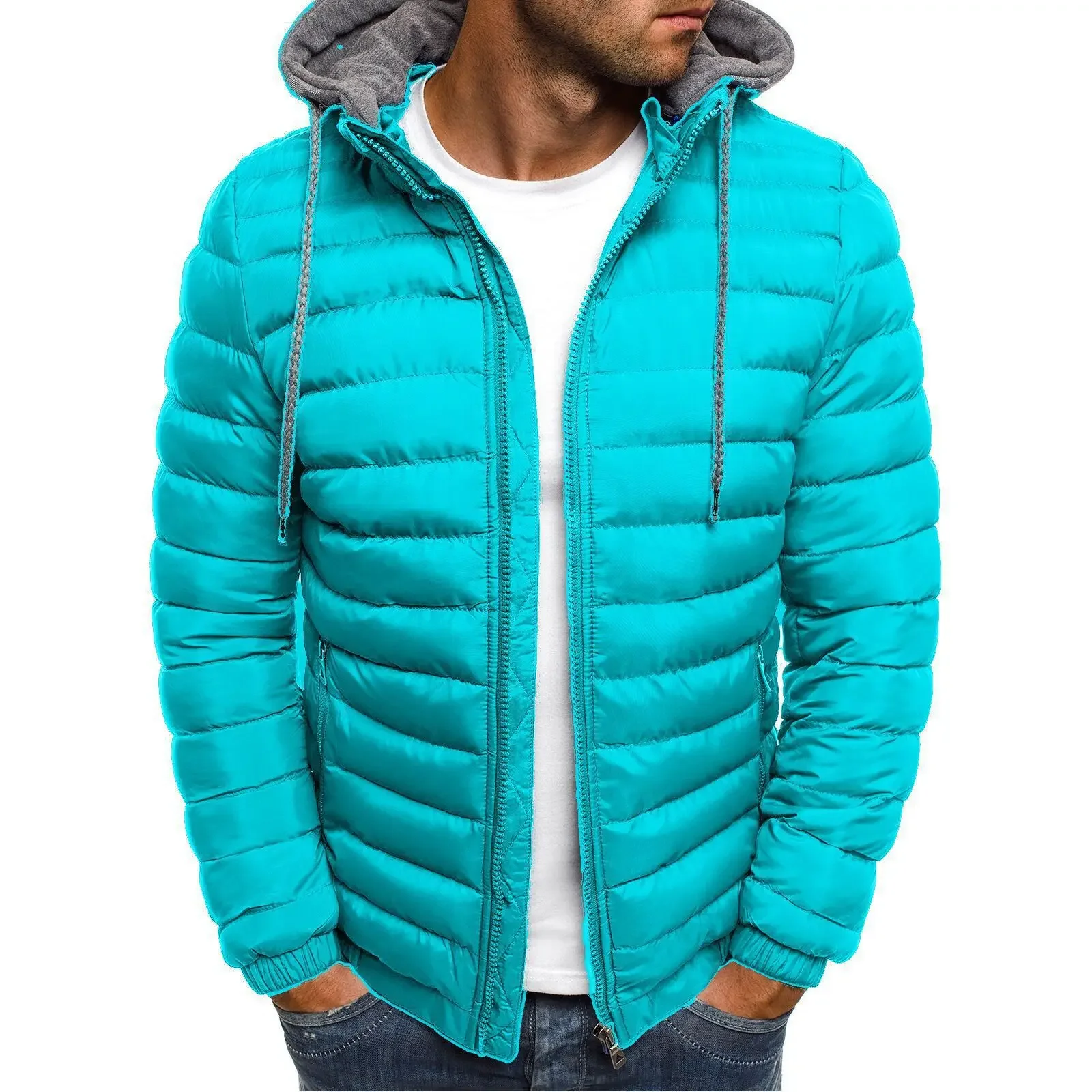 Parka in Cotone Imbottito da U - Embroidery Zip Up Hoodie recensione e prezzo