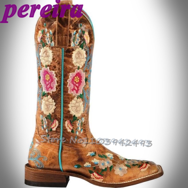 Stivali con fiori ricamati Ros - Embroidery Rose recensione e prezzo