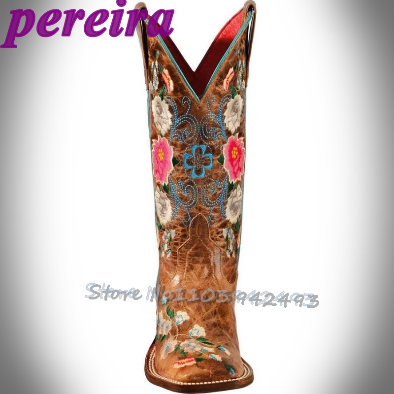 Stivali con fiori ricamati Ros - Embroidery Rose recensione e prezzo
