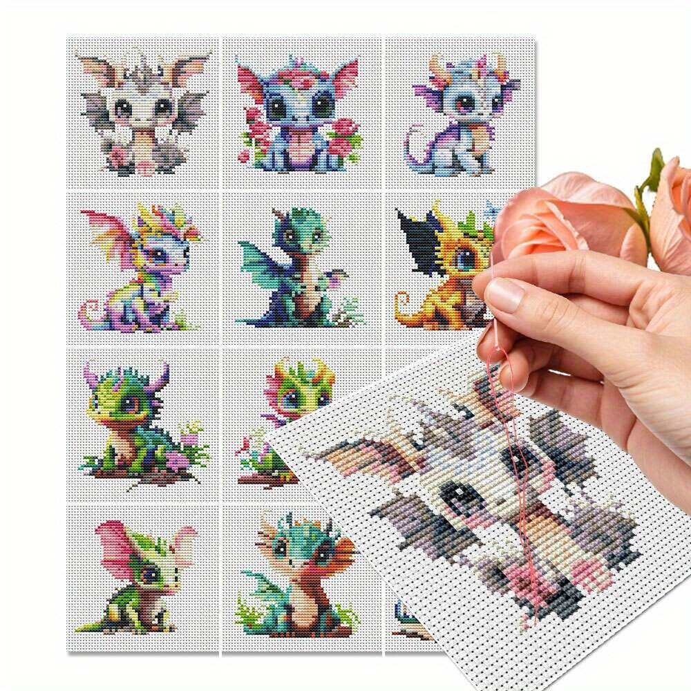 12 pezzi drago punto croce 11C - Embroidery X Stitch recensione e prezzo
