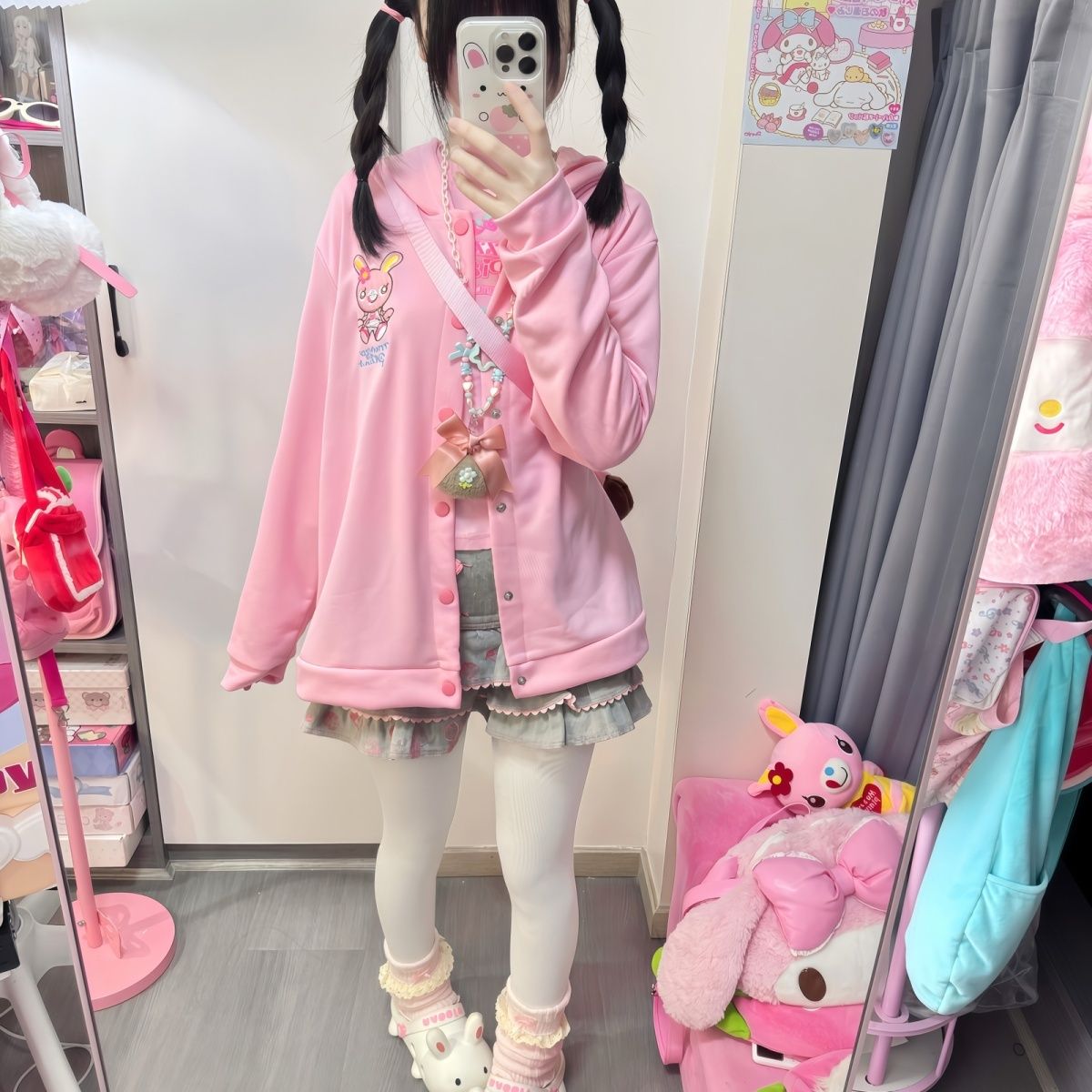 Cartone animato giapponese Mp  - Embroidery Zip Up Hoodie recensione e prezzo