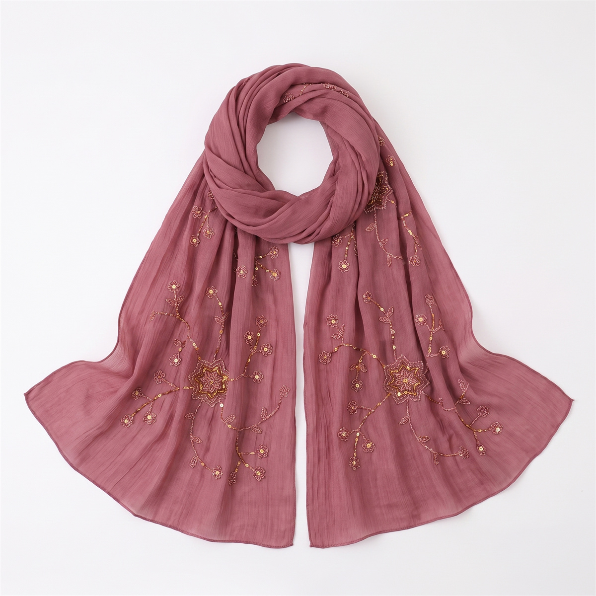 Sciarpa Hijab alla Moda con Ri - Embroidery Wedding recensione e prezzo