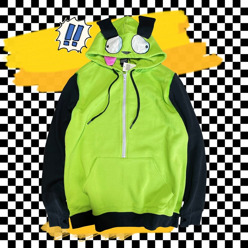 Anime Invader Costume Cosplay  - Embroidery Zip Up Hoodie recensione e prezzo