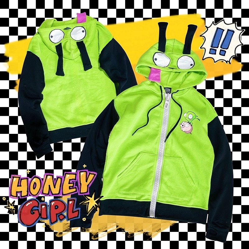 Anime Invader Costume Cosplay  - Embroidery Zip Up Hoodie recensione e prezzo