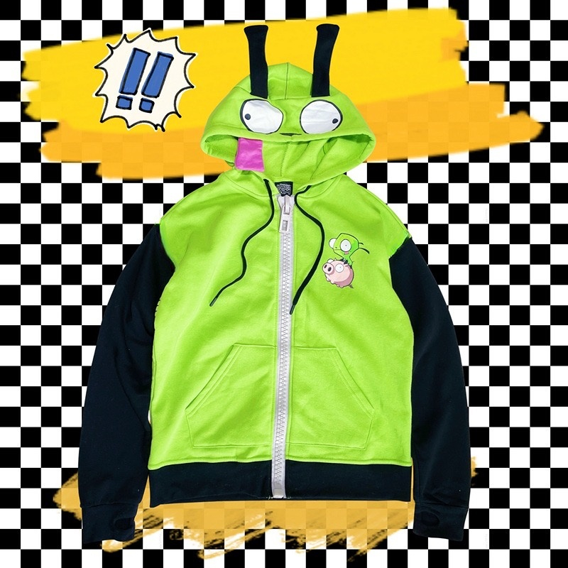 Anime Invader Costume Cosplay  - Embroidery Zip Up Hoodie recensione e prezzo