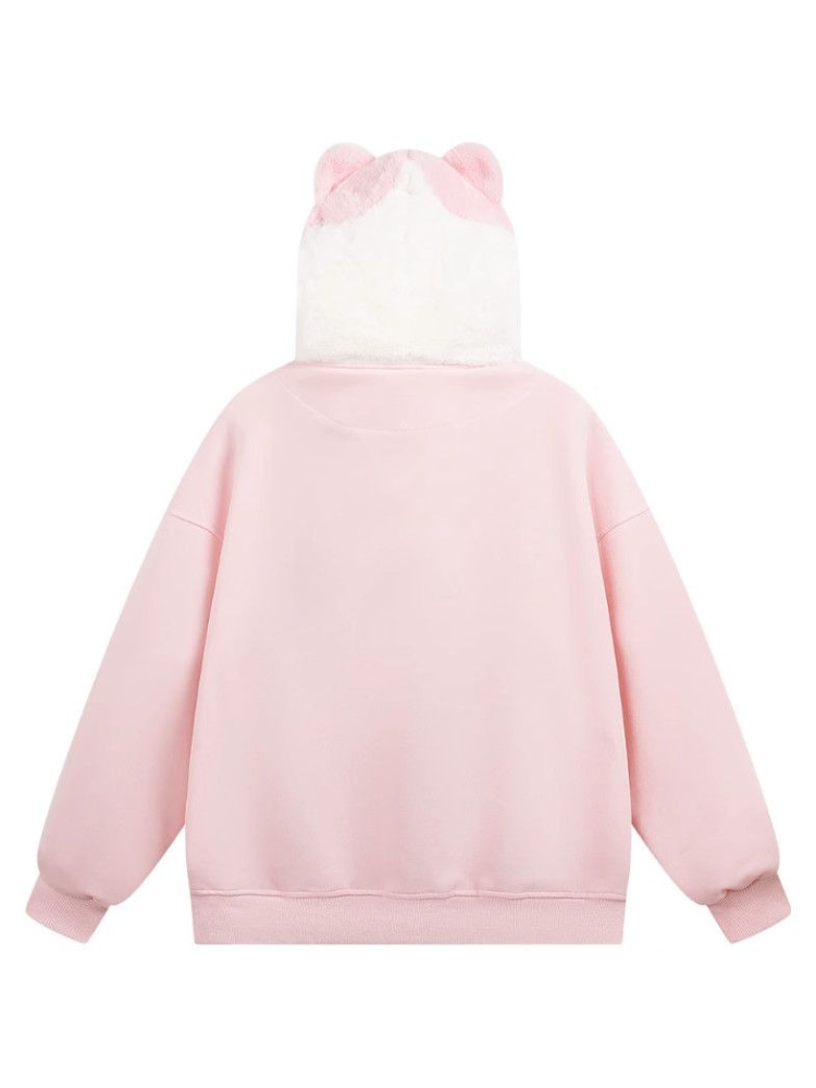 Felpe con cappuccio autunnali  - Embroidery Zip Up Hoodie recensione e prezzo