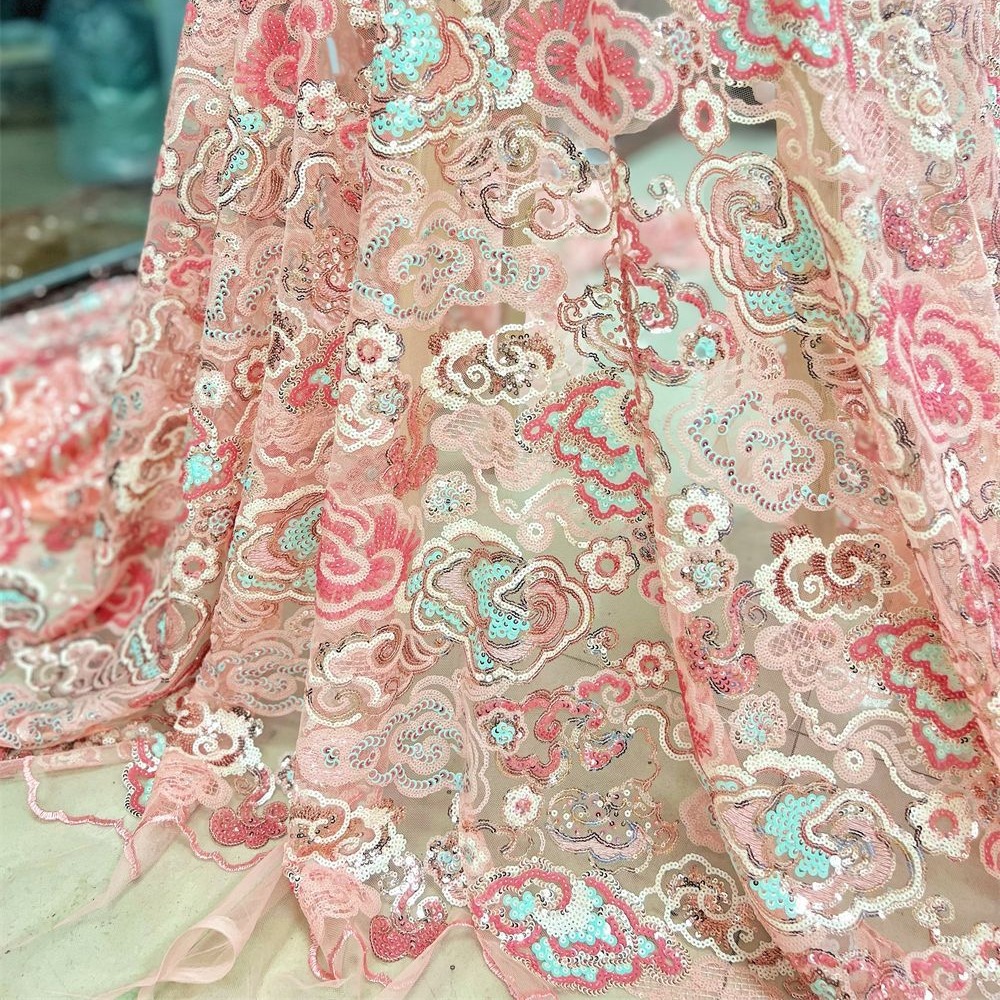 2 Yds/lotto Tessuto in Pizzo R - Embroidery Wedding recensione e prezzo