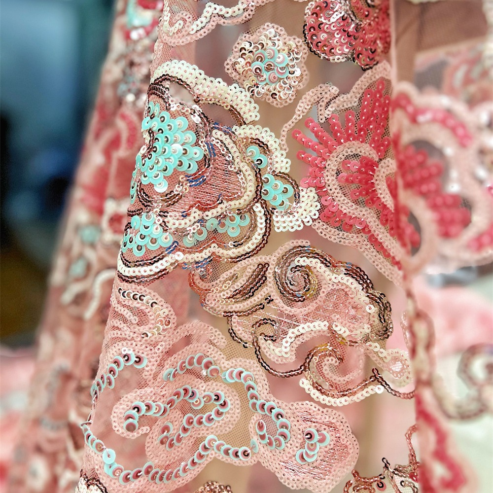 2 Yds/lotto Tessuto in Pizzo R - Embroidery Wedding recensione e prezzo