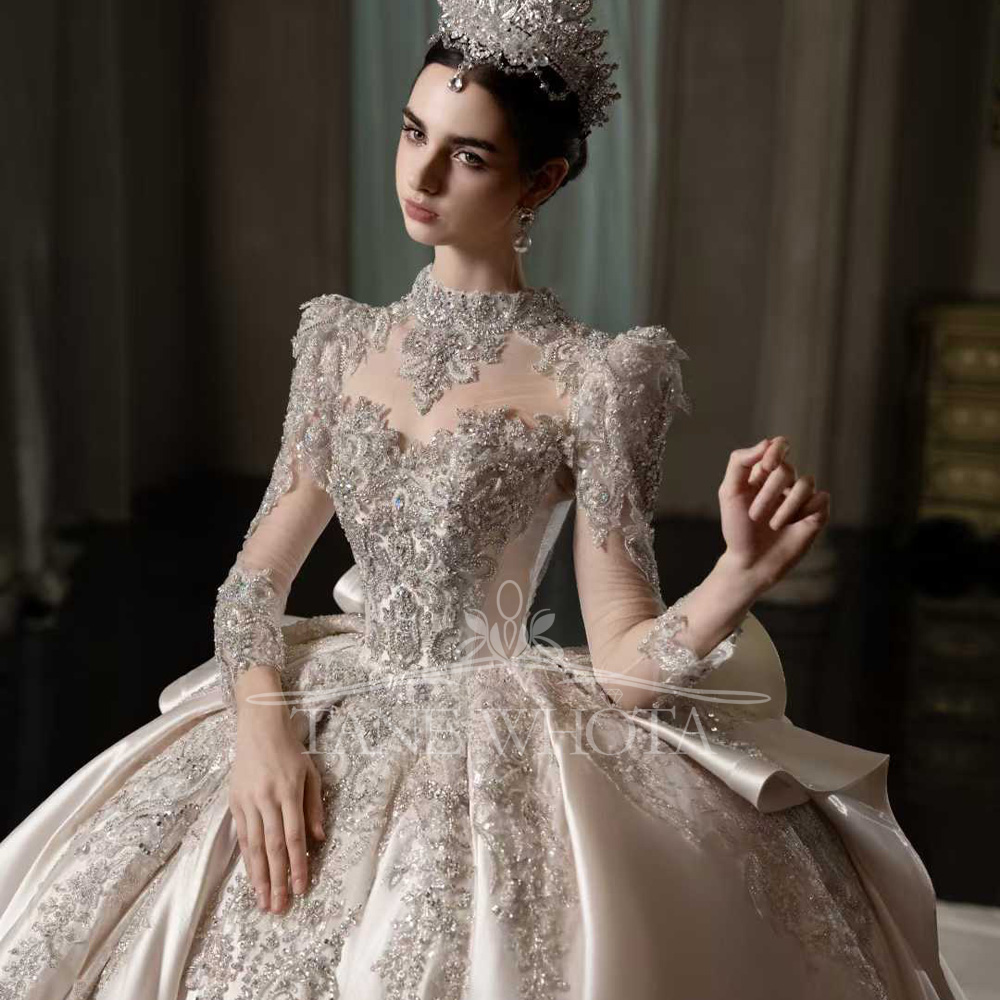 Abito da sposa di lusso con pa - Embroidery Rose recensione e prezzo