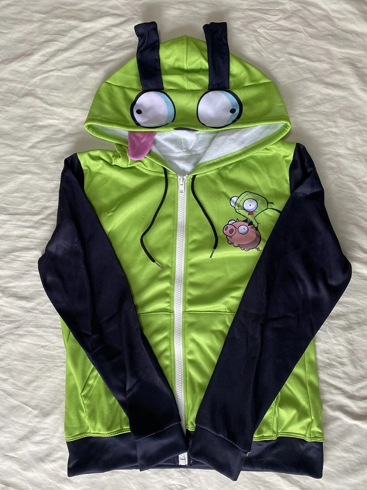 Anime Invader Cosplay Costume  - Embroidery Zip Up Hoodie recensione e prezzo