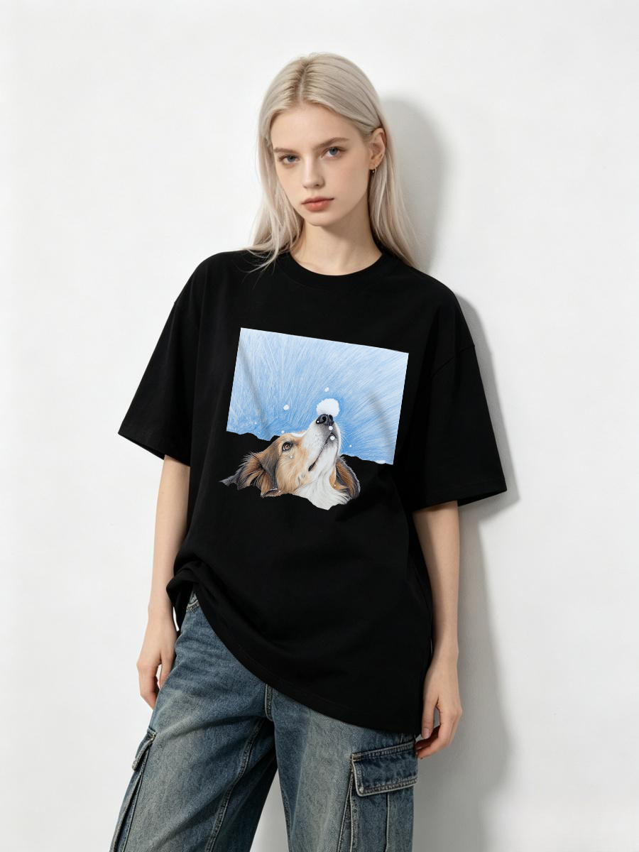 T-shirt basic da ufficio con t - Embroidery Moisturizer recensione e prezzo