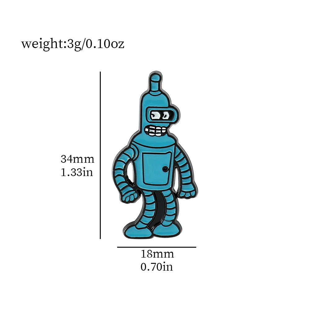 Spilla Robot a Forma di Carton - Embroidery Tulle recensione e prezzo