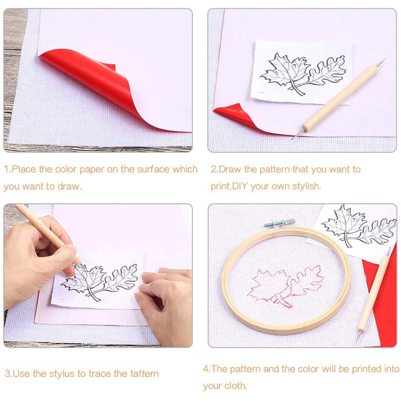 10 pezzi di carta trasferibile - Embroidery Web recensione e prezzo