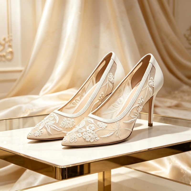 Scarpe con tacco alto a punta  - Embroidery Wedding recensione e prezzo