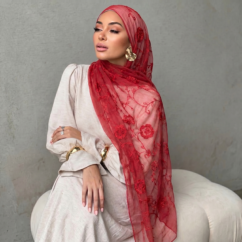 Hijab Musulmano con Ricamo Flo - Embroidery Fashion recensione e prezzo