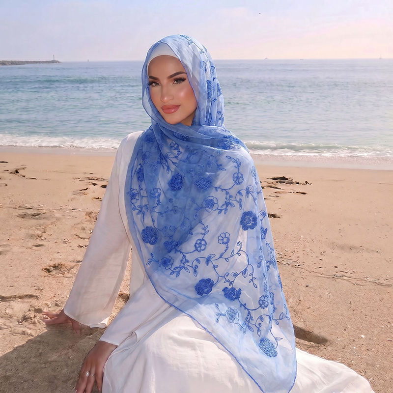 Hijab Musulmano con Ricamo Flo - Embroidery Fashion recensione e prezzo