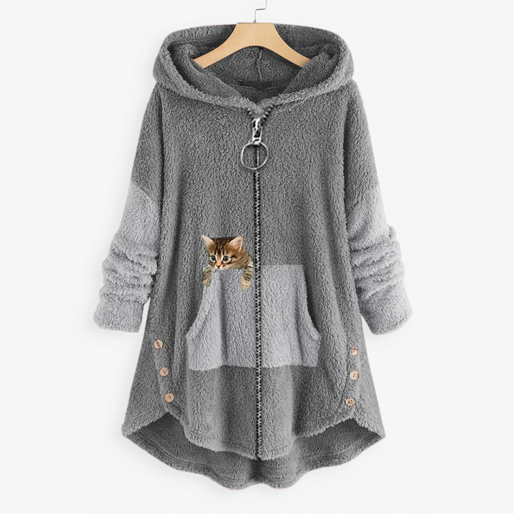 Cappotto con cappuccio Giacca  - Embroidery Zip Up Hoodie recensione e prezzo