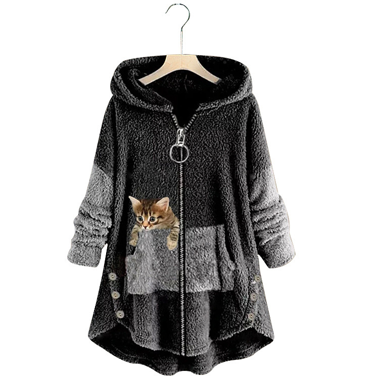 Cappotto con cappuccio Giacca  - Embroidery Zip Up Hoodie recensione e prezzo