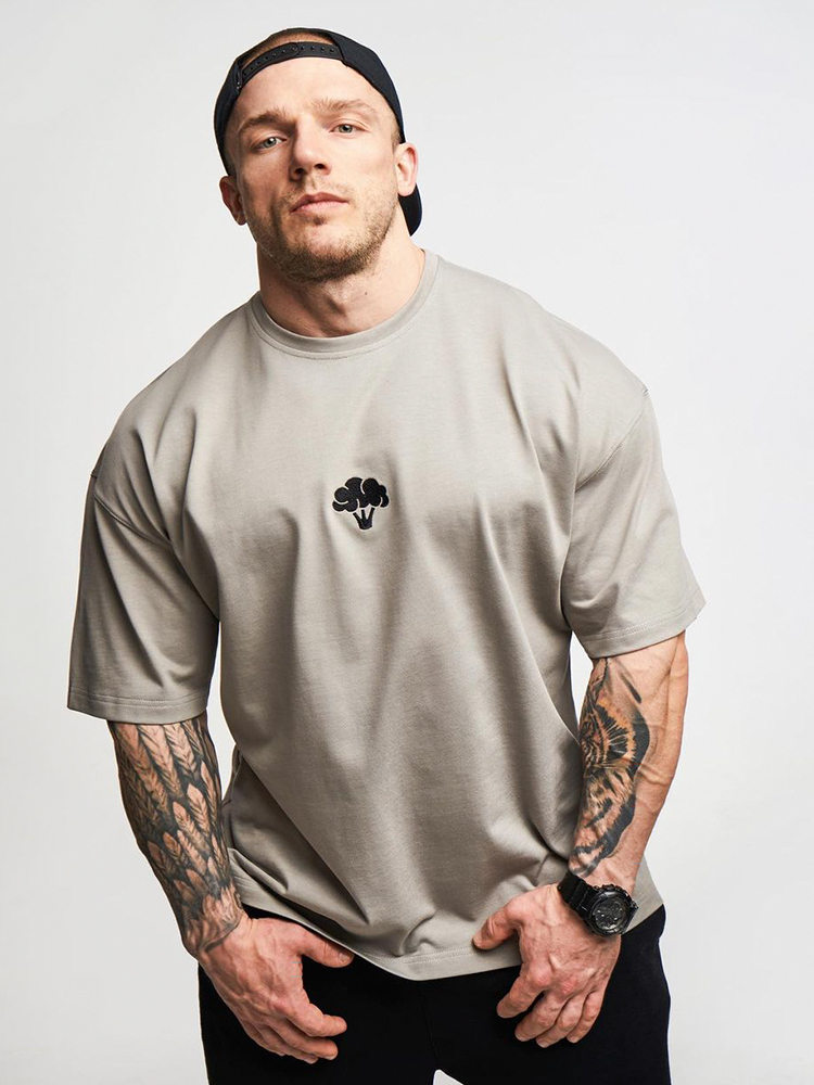 T-shirt da uomo in puro cotone - Embroidery Moisturizer recensione e prezzo