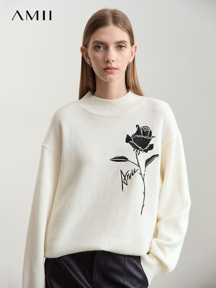 Maglioni Amii per l'Autunno In - Embroidery Rose recensione e prezzo