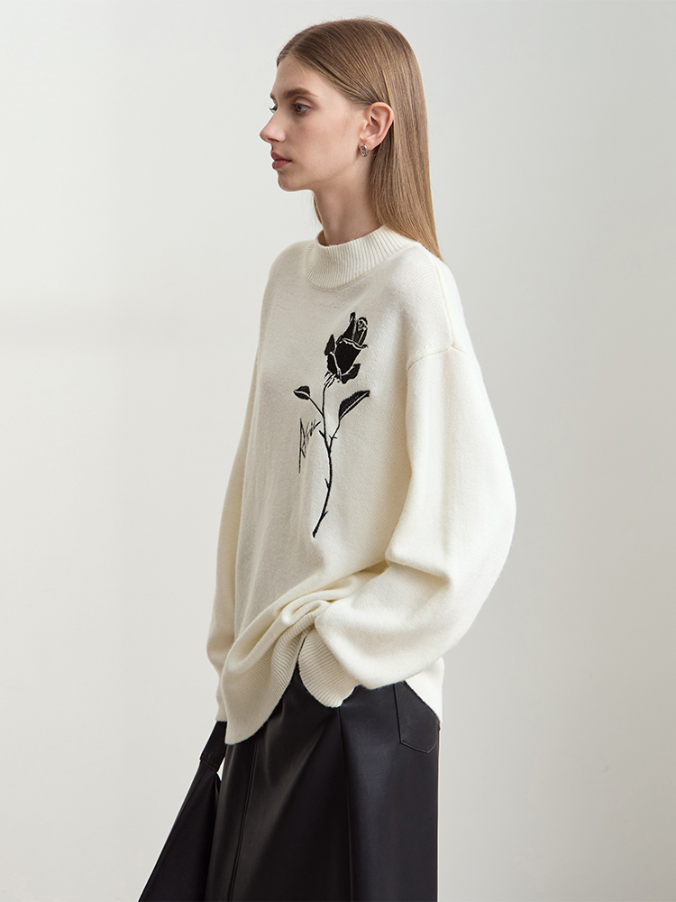 Maglioni Amii per l'Autunno In - Embroidery Rose recensione e prezzo