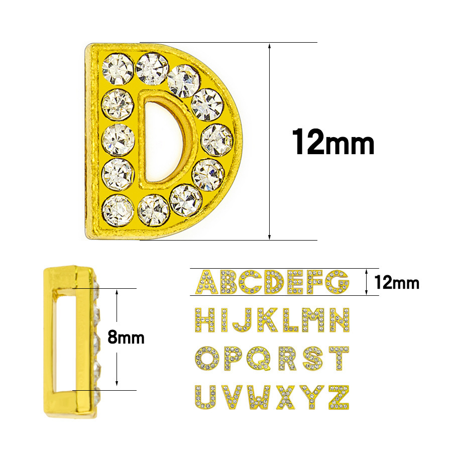 50 pezzi/lotto Lettere scorrev - Embroidery Charm recensione e prezzo